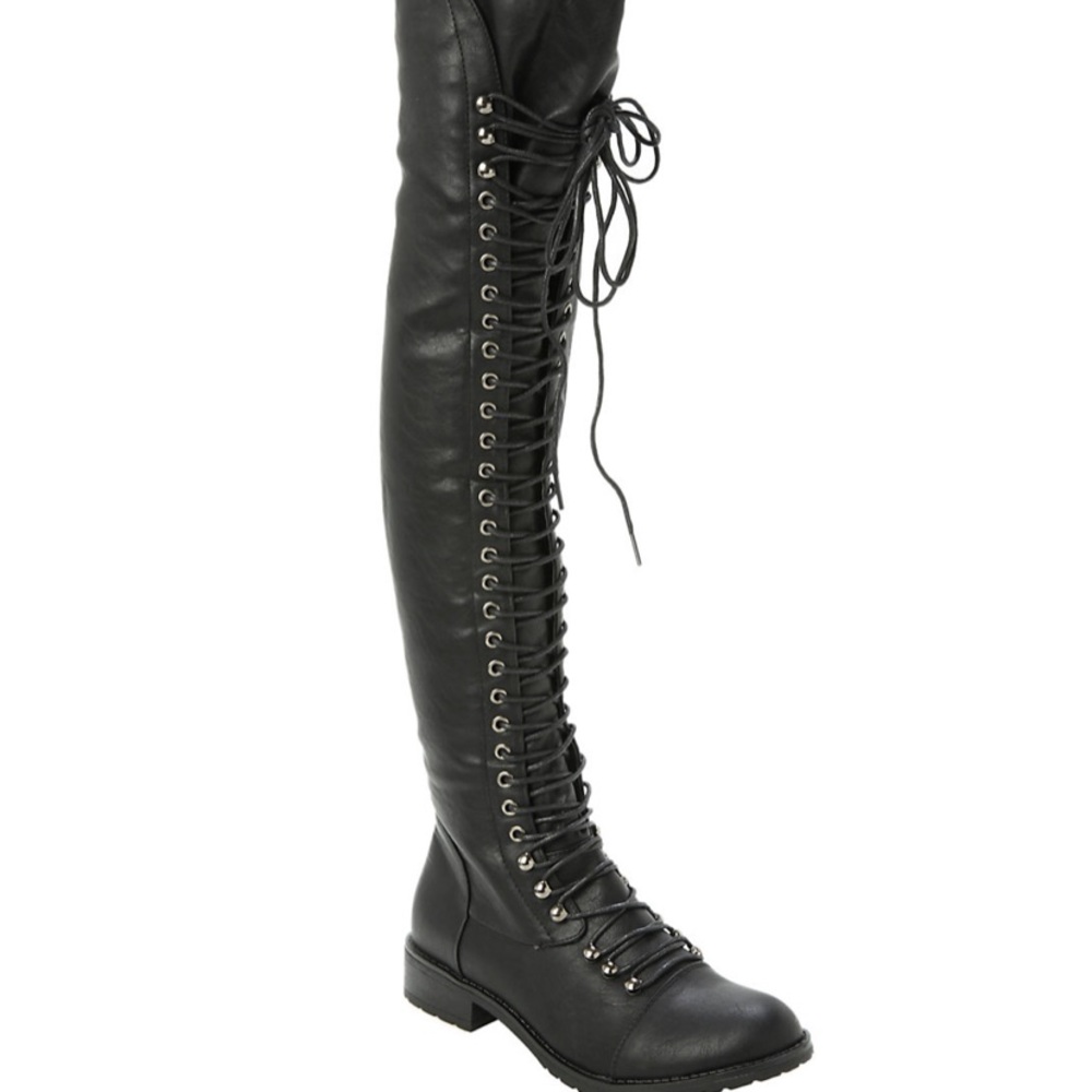 Thigh High Combat Boots 🔪